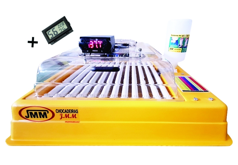 imagem Chocadeira J-80  Umidade Manual, Temperatura Digital e Giro automático dos Ovos