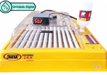 imagem Chocadeira J-80UD - Umidade Digital, Temperatural Digital e Giro automático dos ovos)